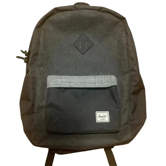 Herschel Supply Co. Heritage Black Crosshatch/Black/Raven Backpack - Picture 1 of 8